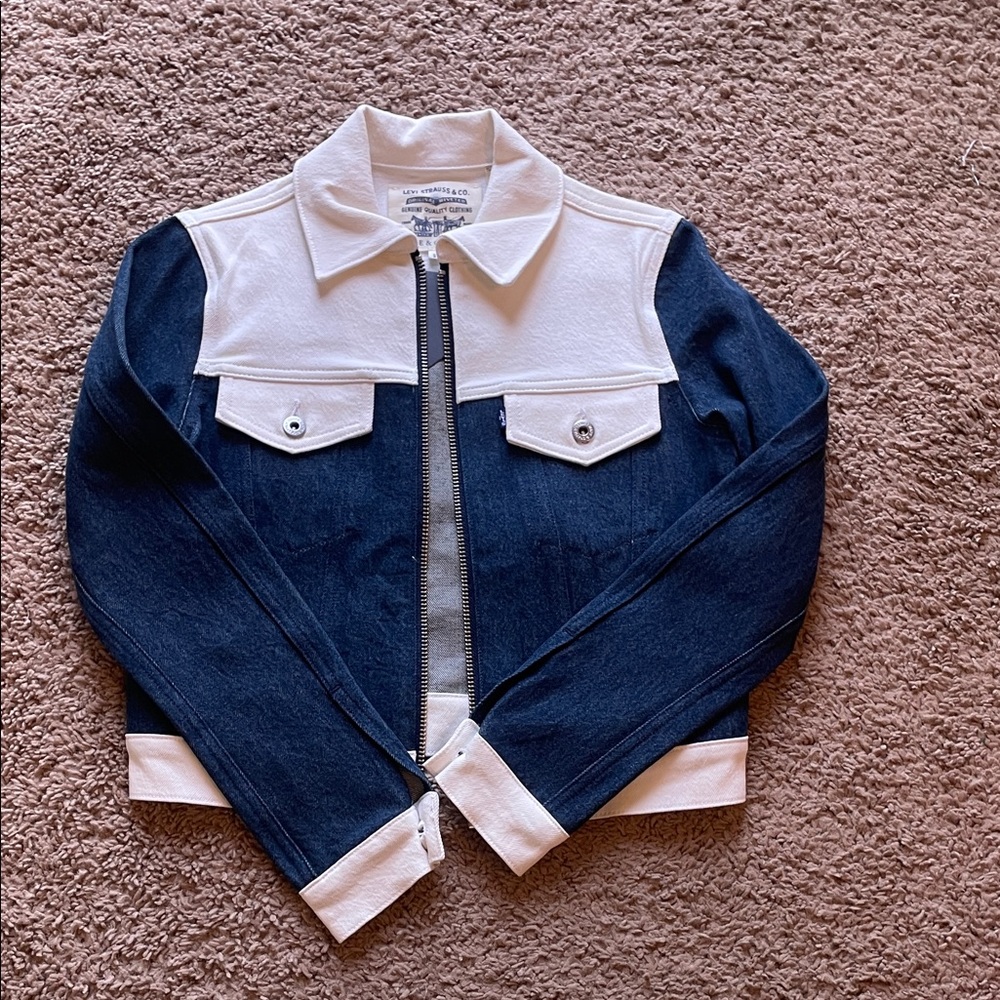 NWT Levi's Made and Crafted Two-Tone Denim Jacket